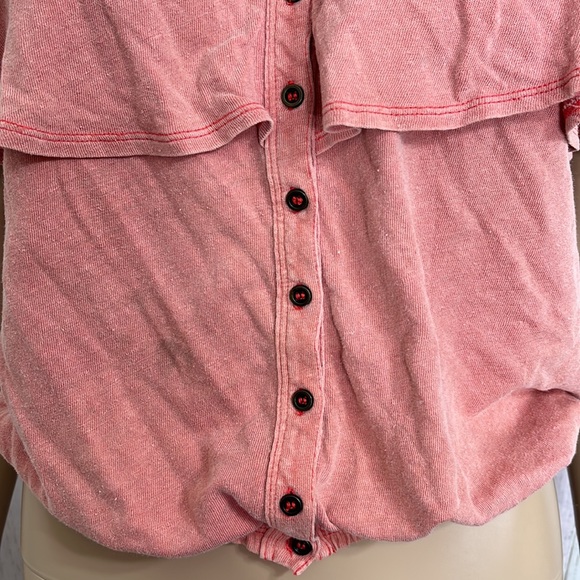 We the Free Off the Shoulder Linen Blouse - Picture 4 of 11